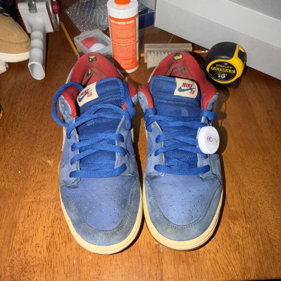 Nike Dunk Low Premium SB 313170-400 9.5 Blue Ribbon Gold Eric Koston main image 4
